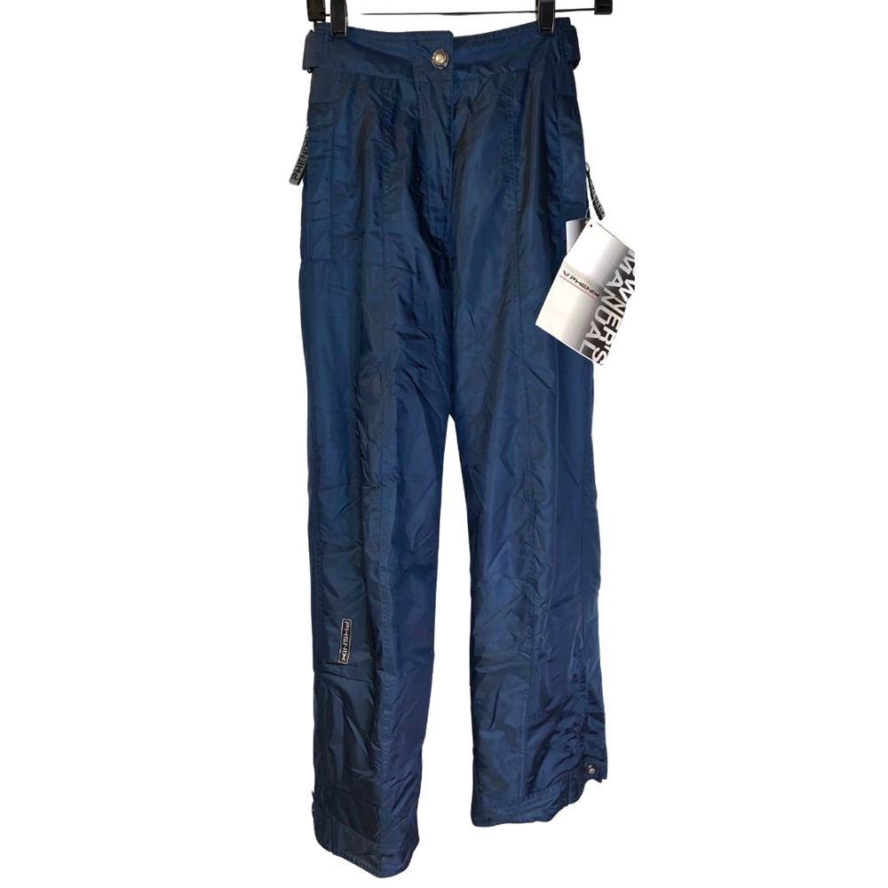Phenix Womens High Sheen Snow Ski Pants Size 8 NEW Blue Winter Sports Insulated